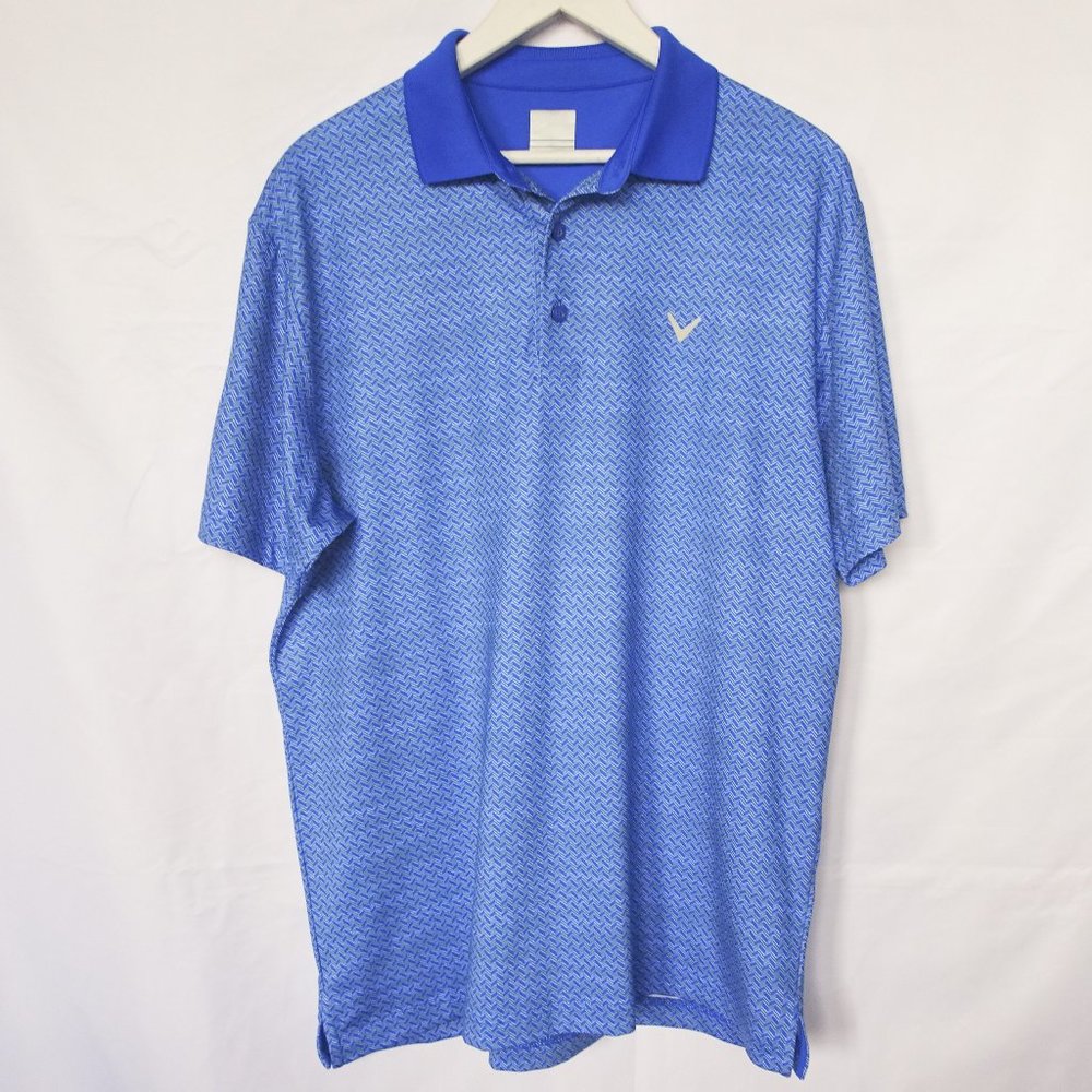 Callaway Blue Opti-Dri Golf Polo Tshirt M